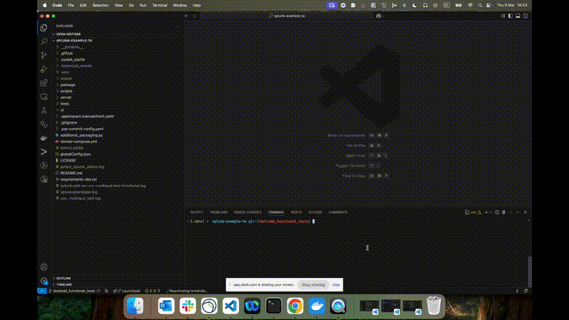 Run existing tests
