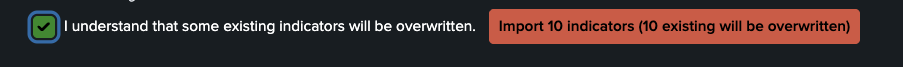 Confirm Overwrite