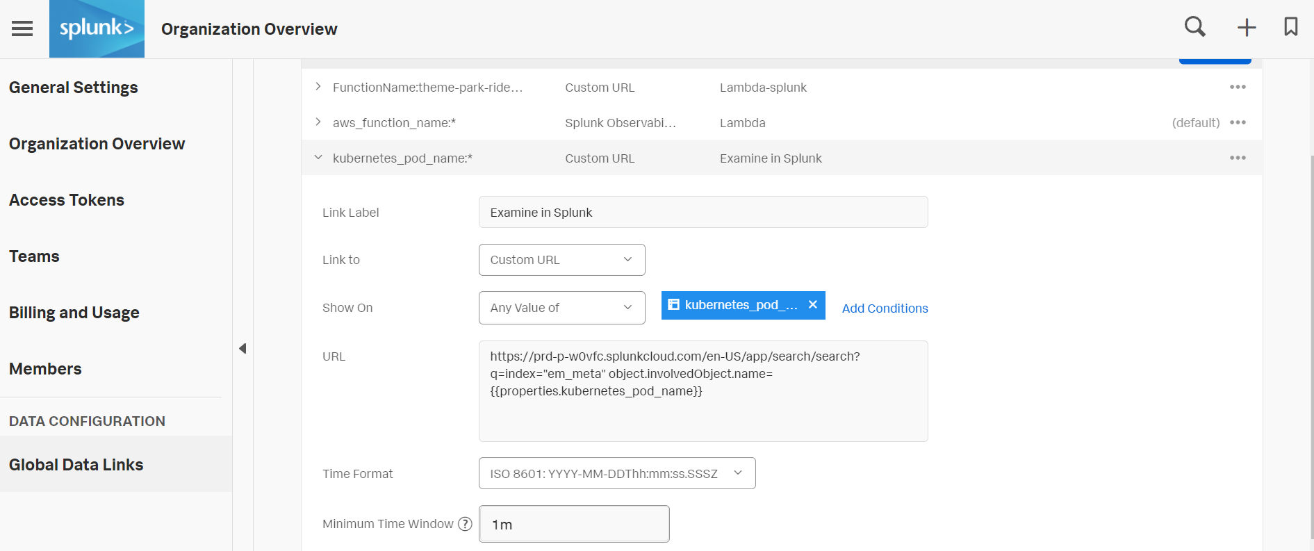 Configure Datalink