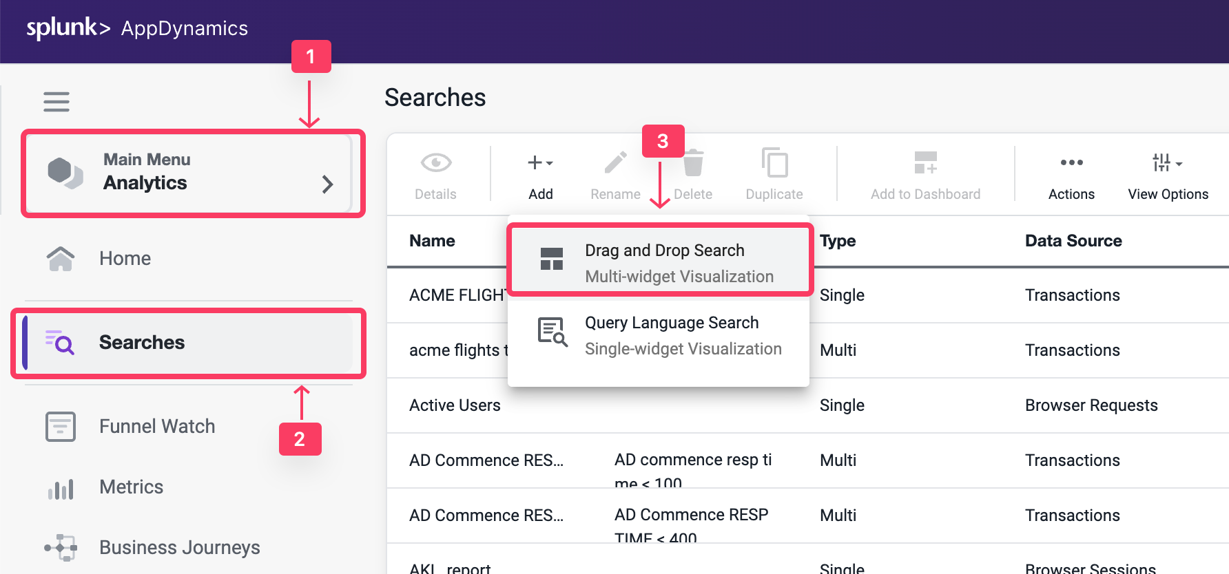 Drag and Drop Search