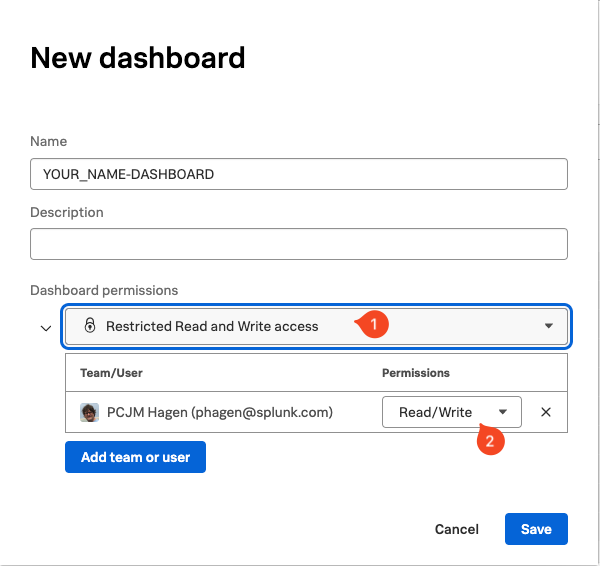 Secure Dashboard
