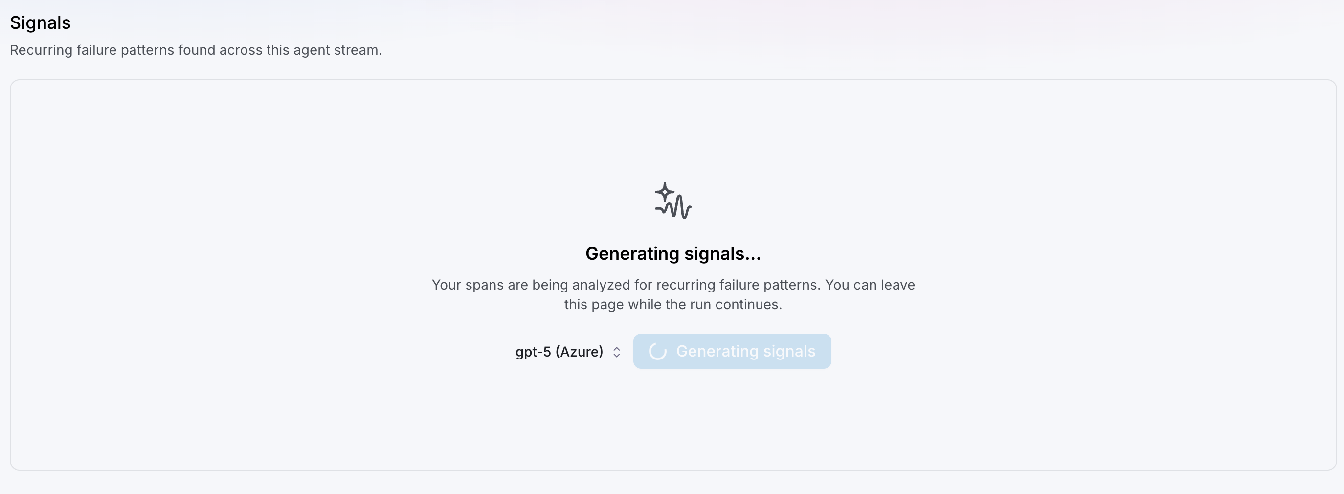 Generate Signals
