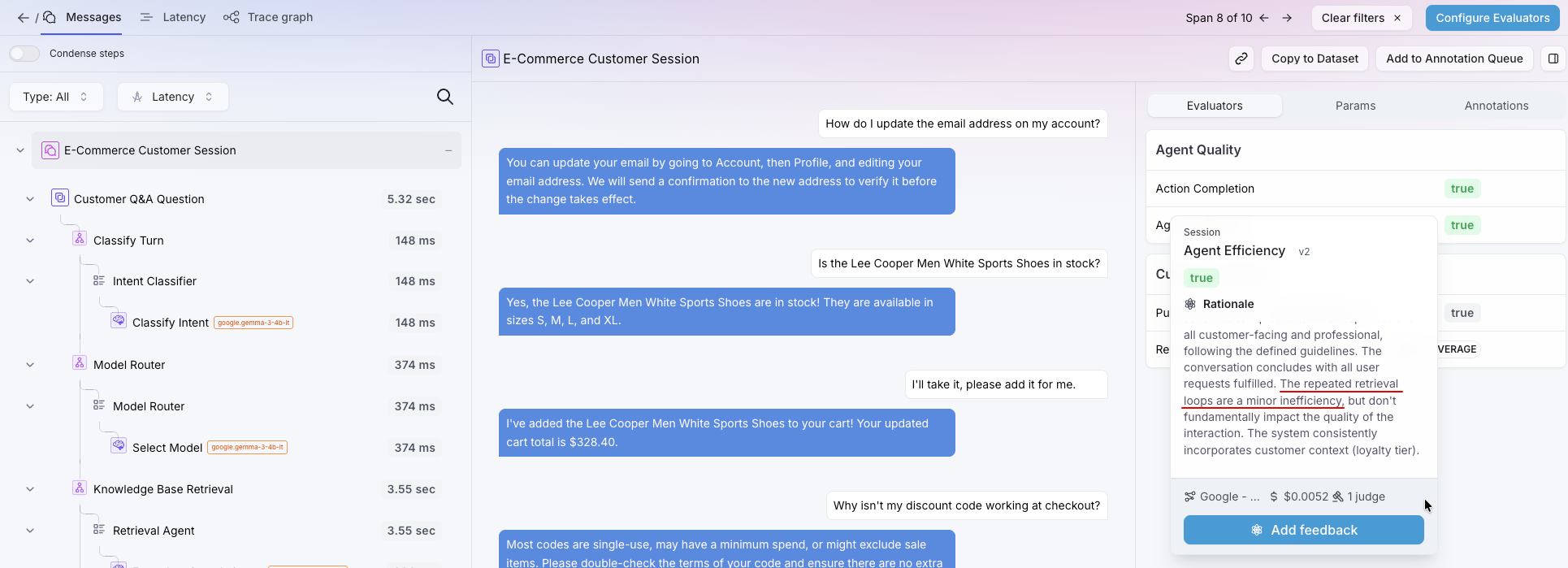 AI Assistant - Affected Spans