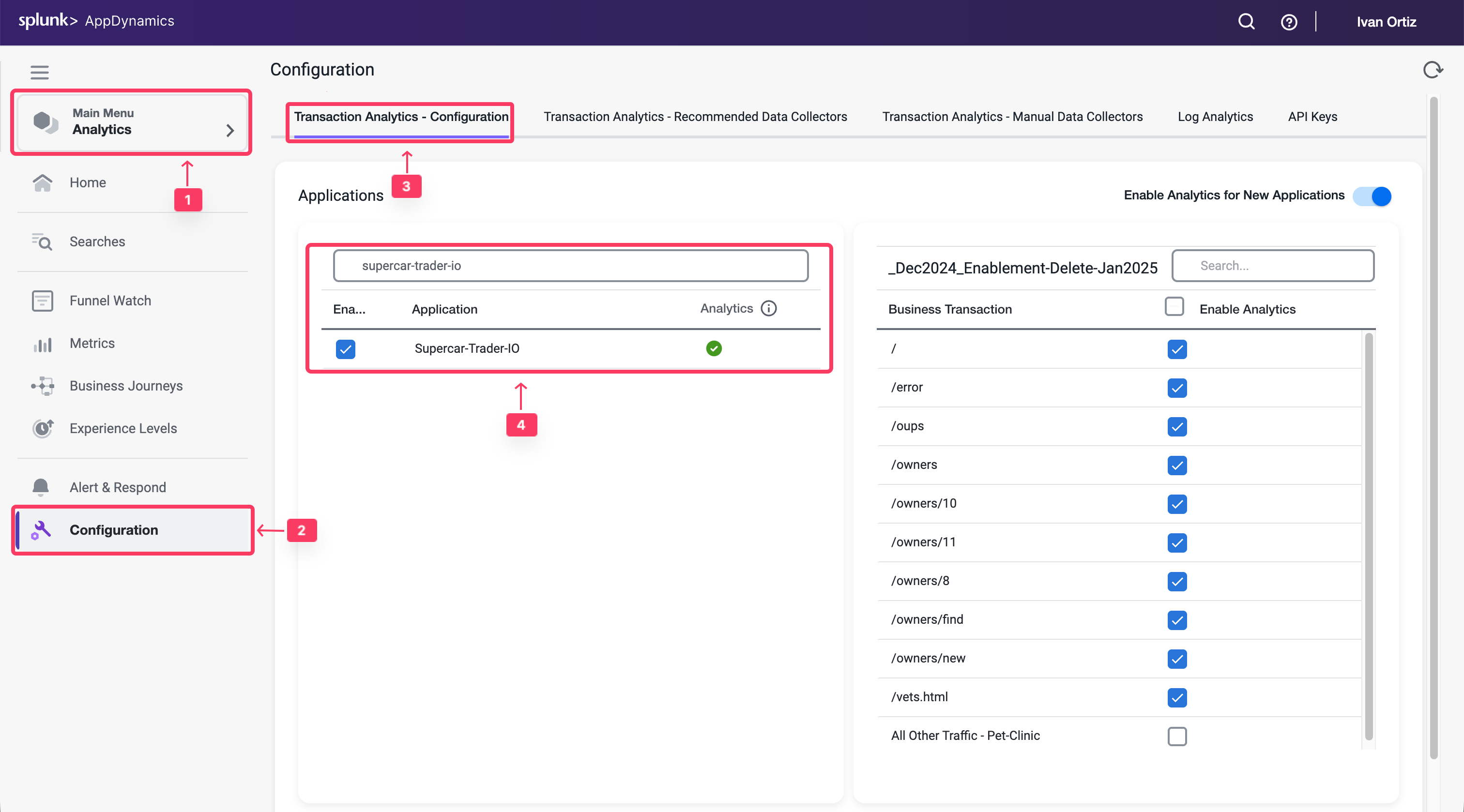 Enable Analytics