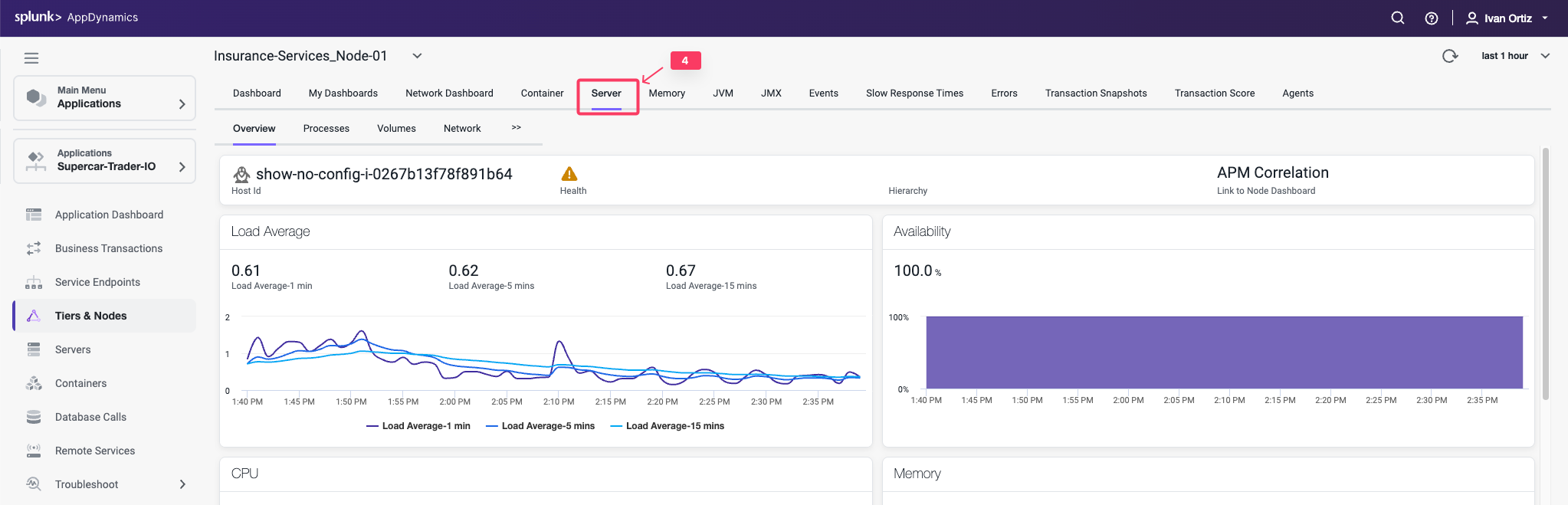 Dashboard Example