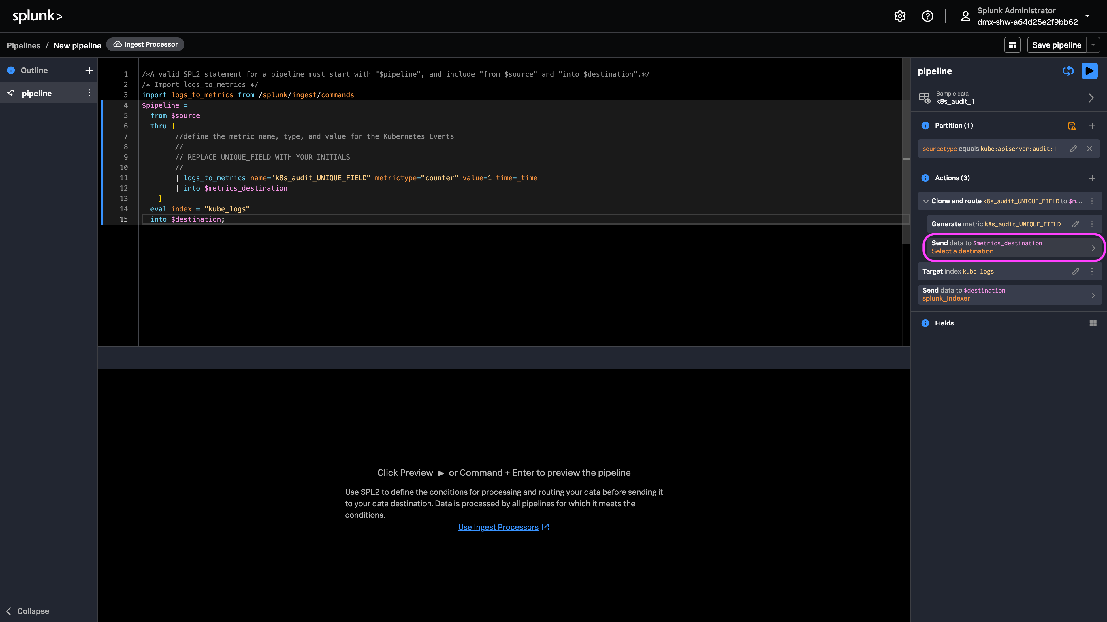 Preview Pipeline