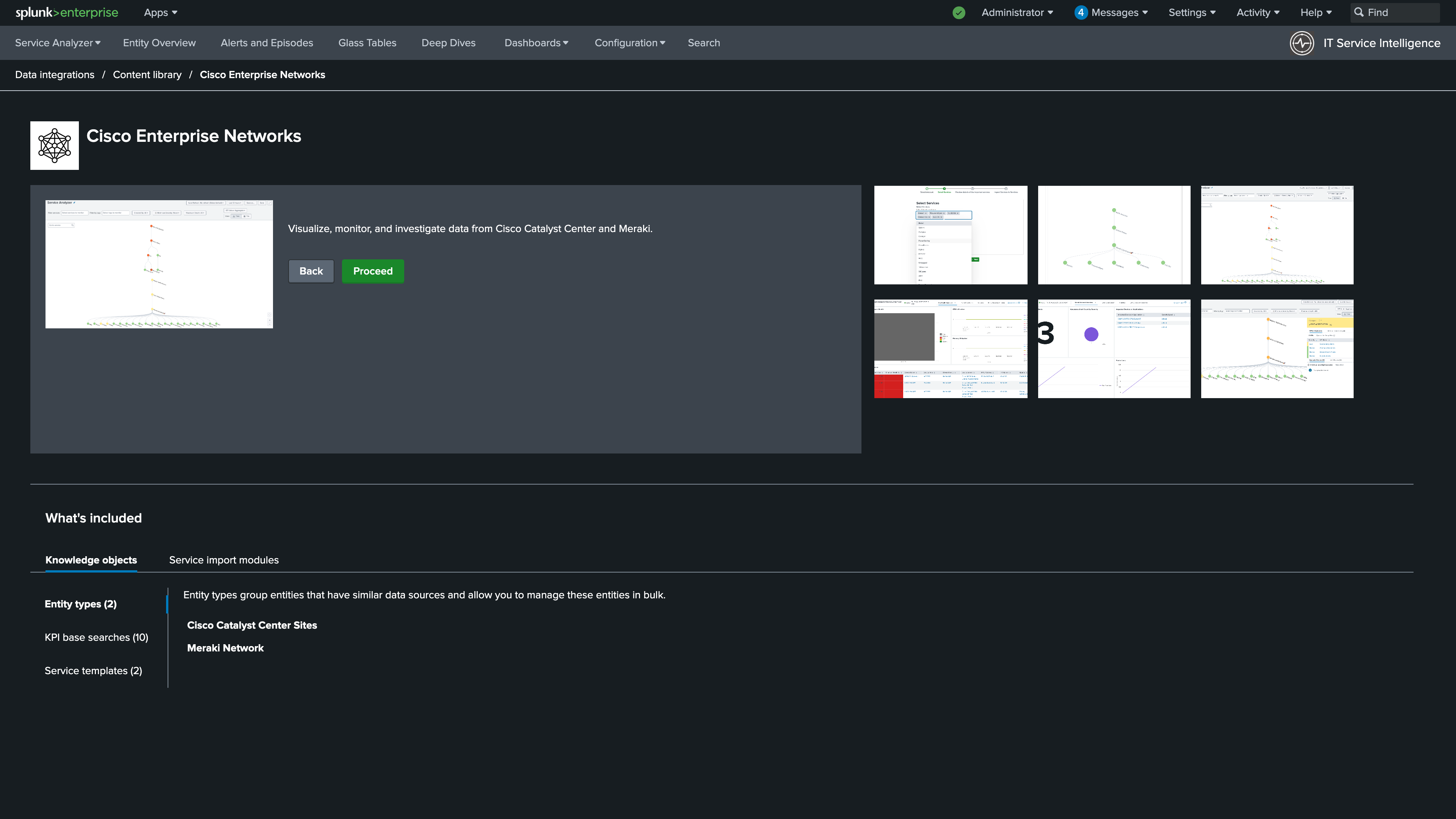 Content Pack for Cisco Enterprise Networks