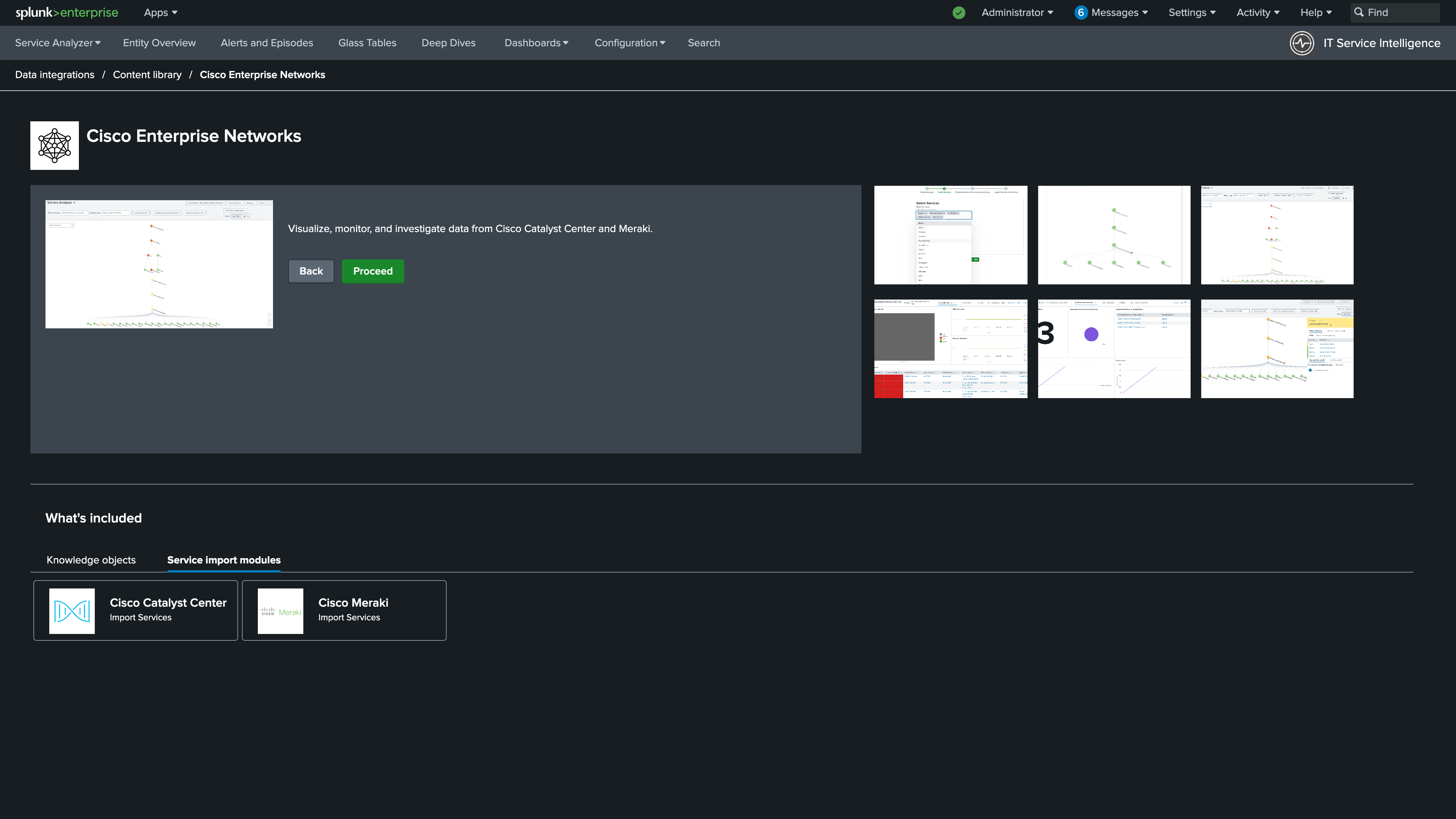 Service Import Modules