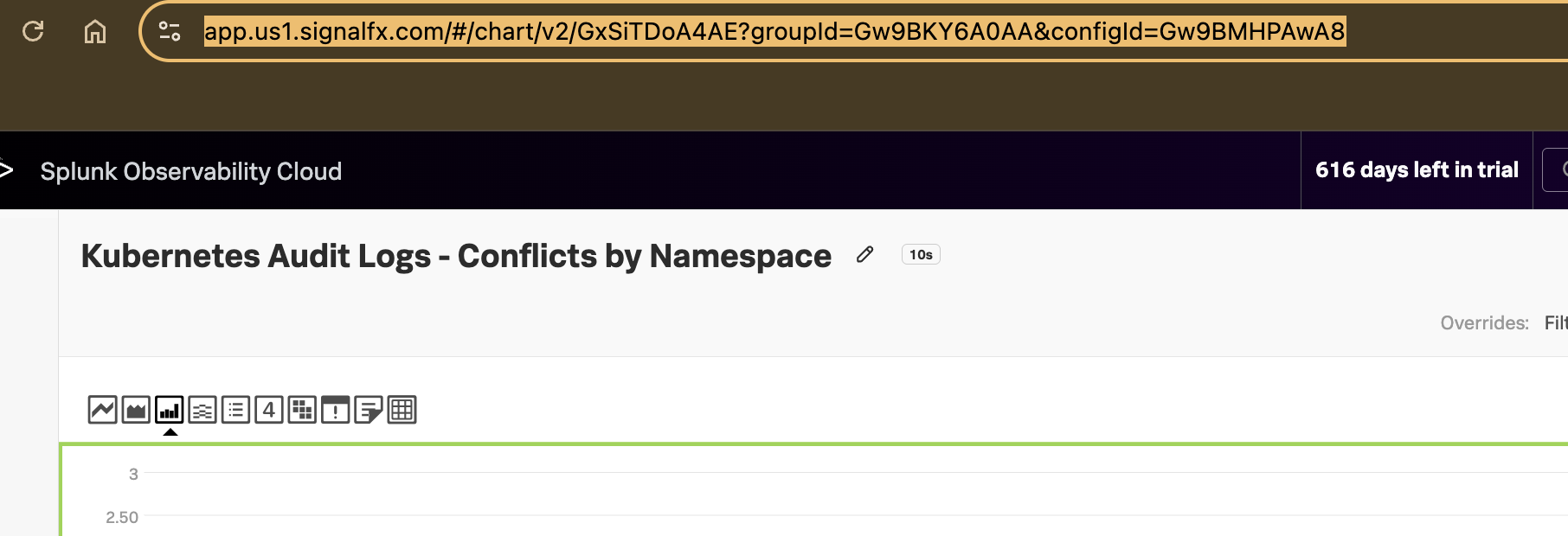 Paste chart URL and import