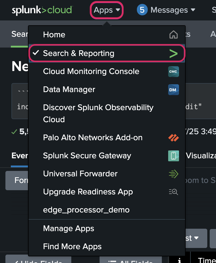 Search and Reporting