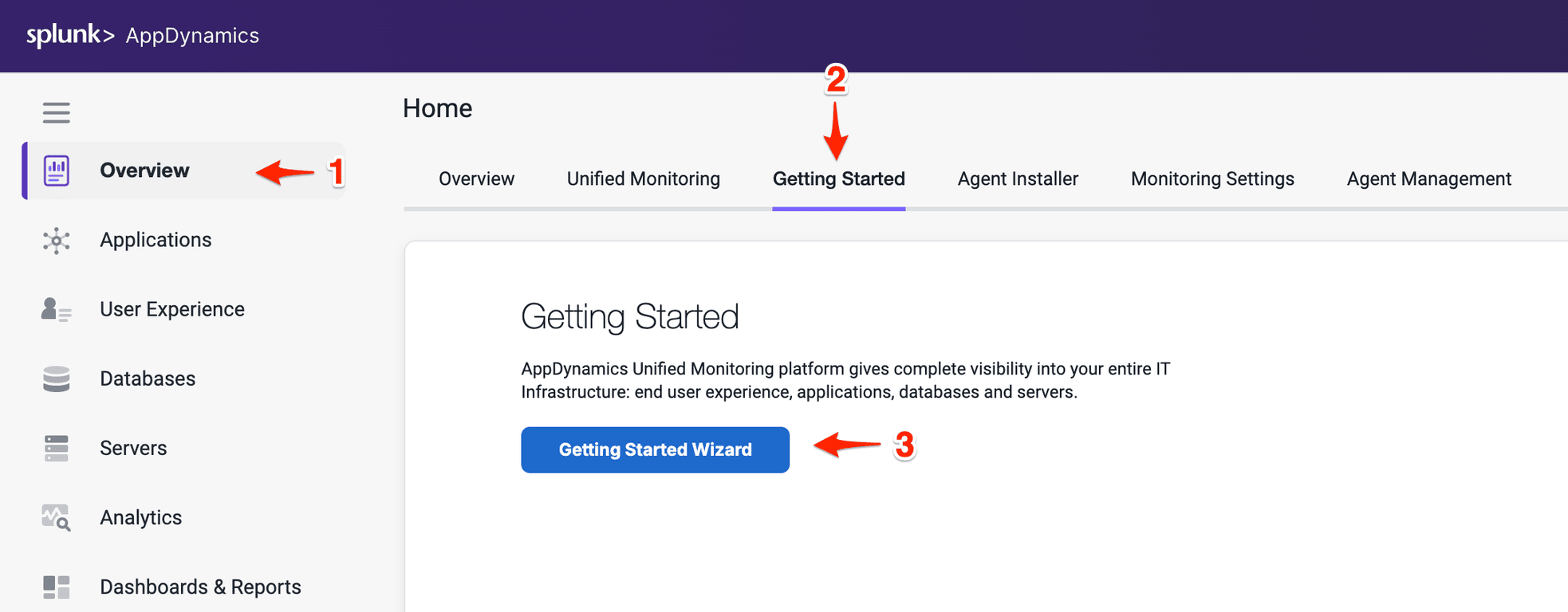 Getting Started Wizard
