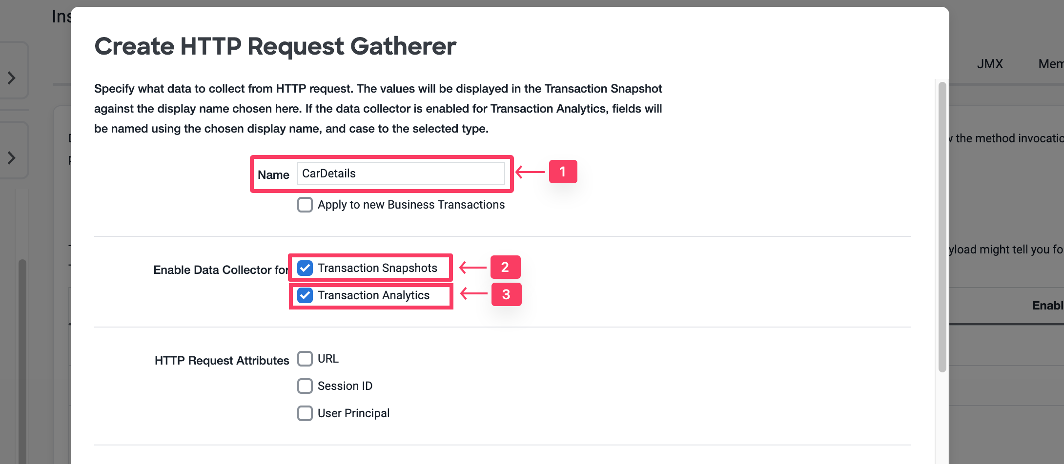 SaveHttpDataCollectors