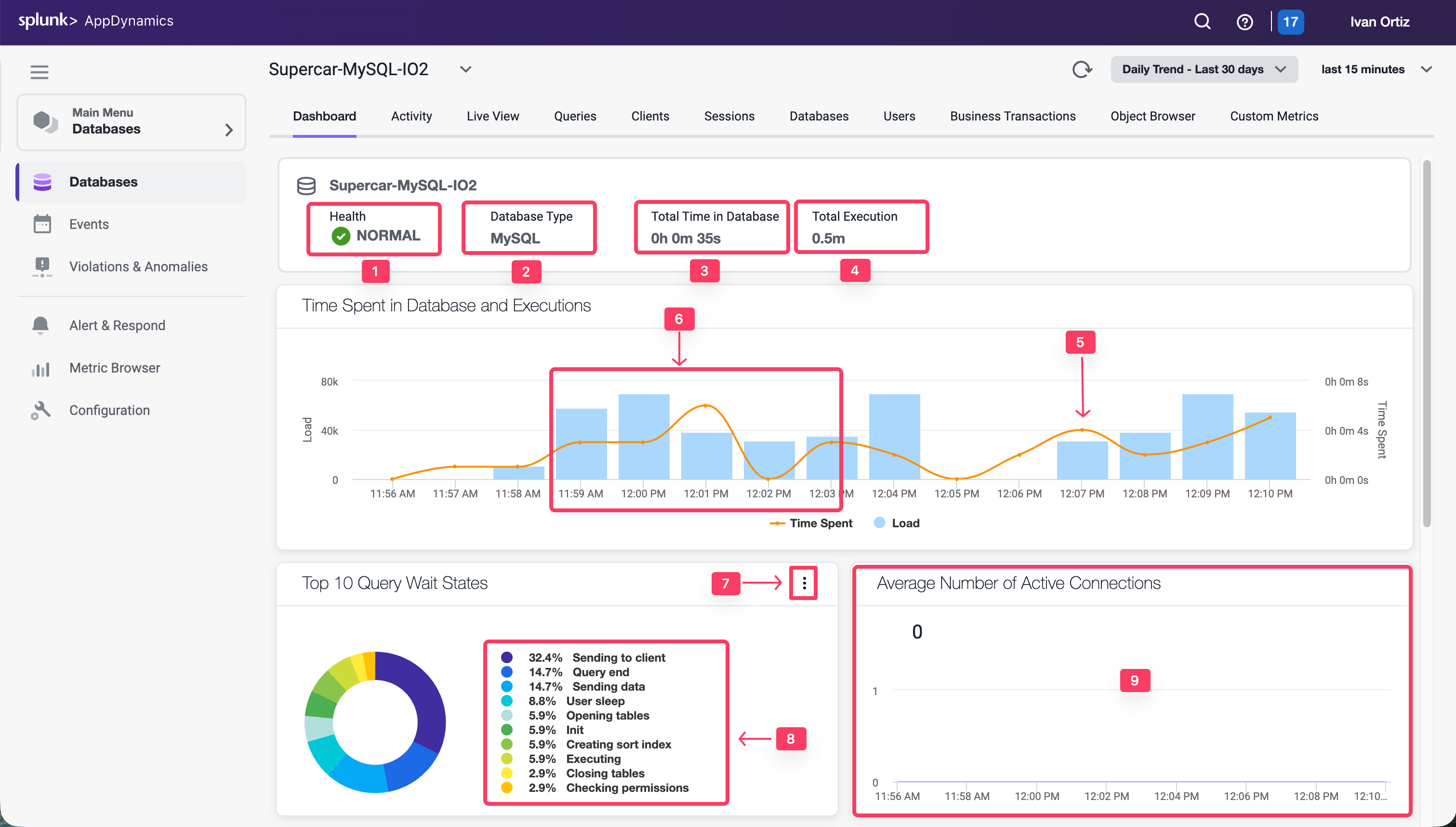 Main Database Dashboard