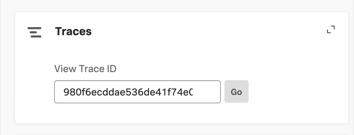 Splunk APM、トレースボタン
