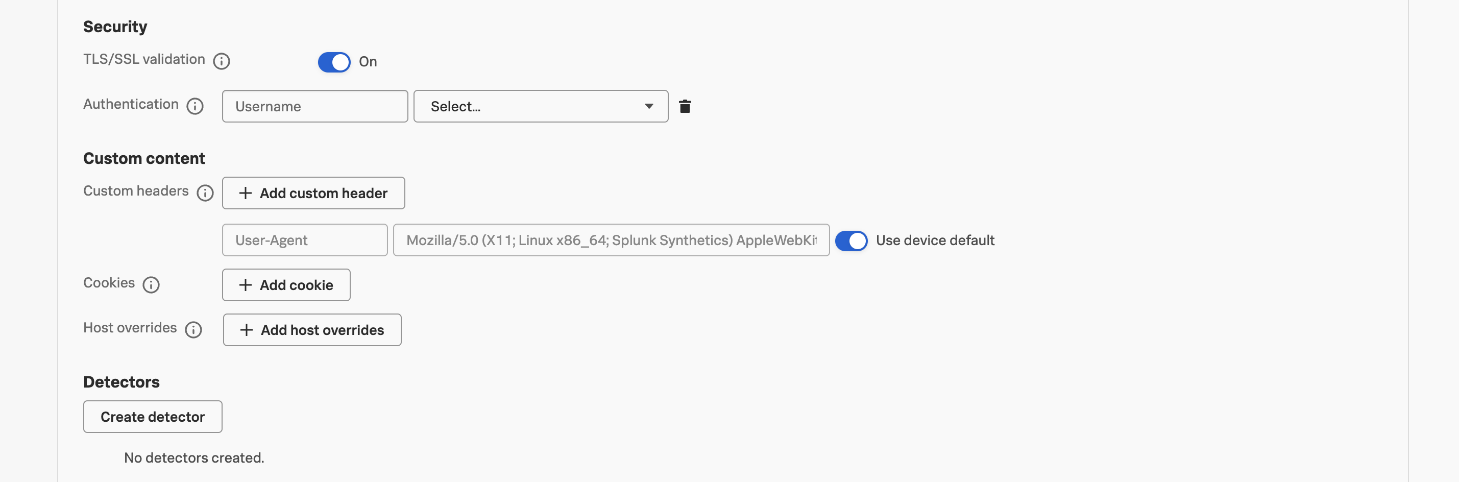 Advanced Settings