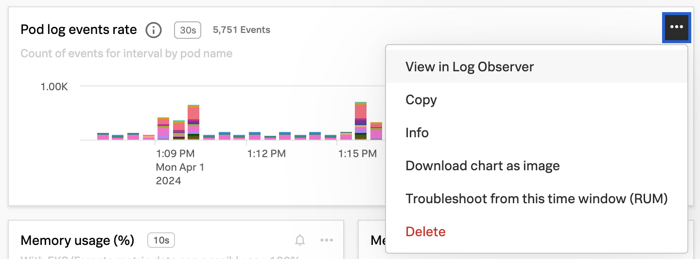 View in Log Observer