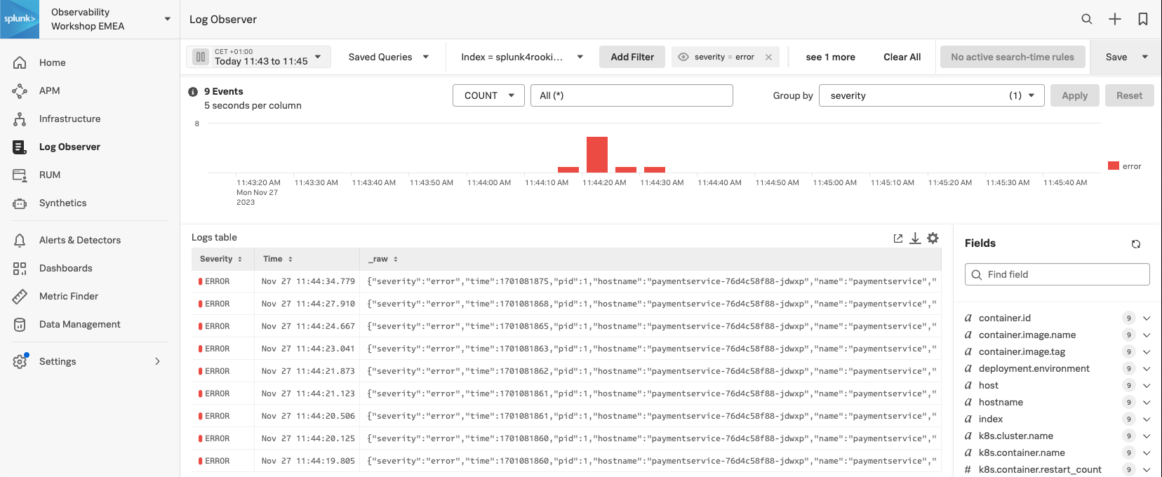 Error Logs