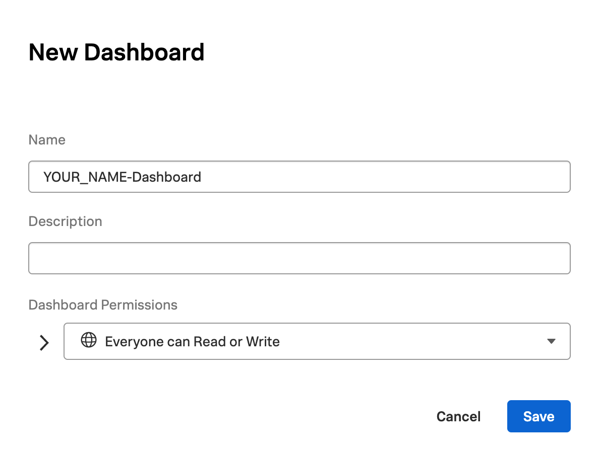 Name Dashboard