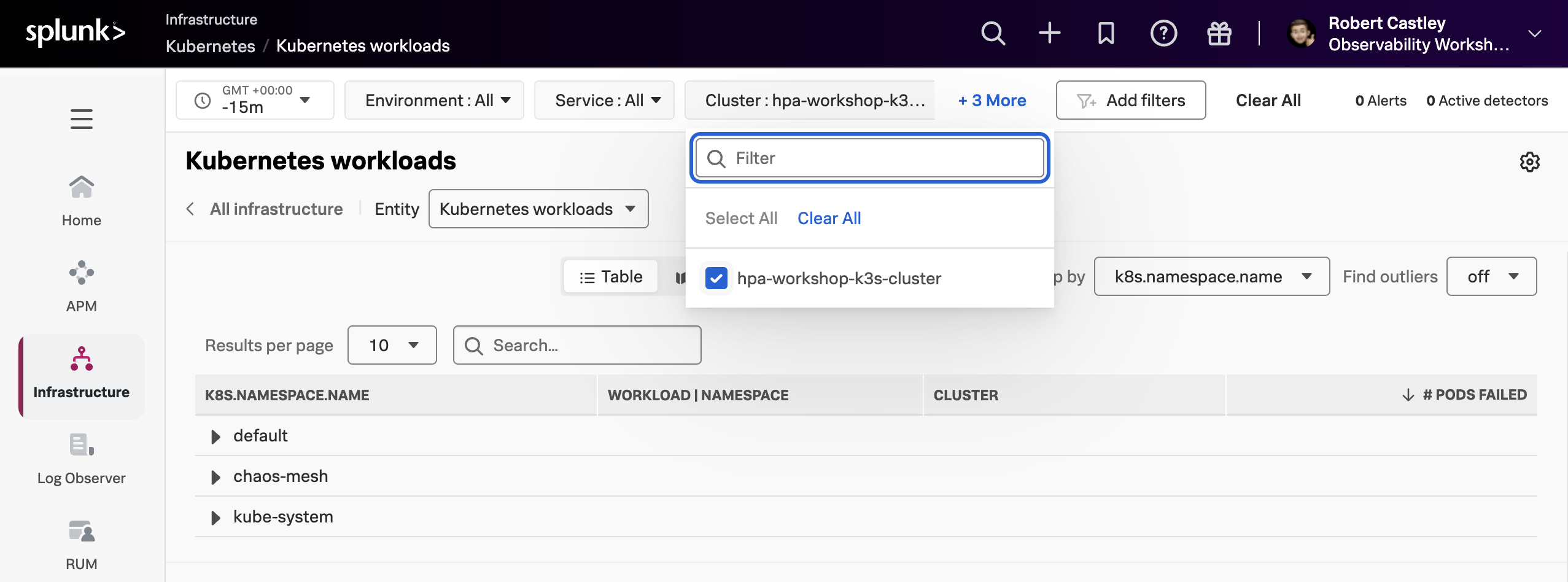 workloads-filter