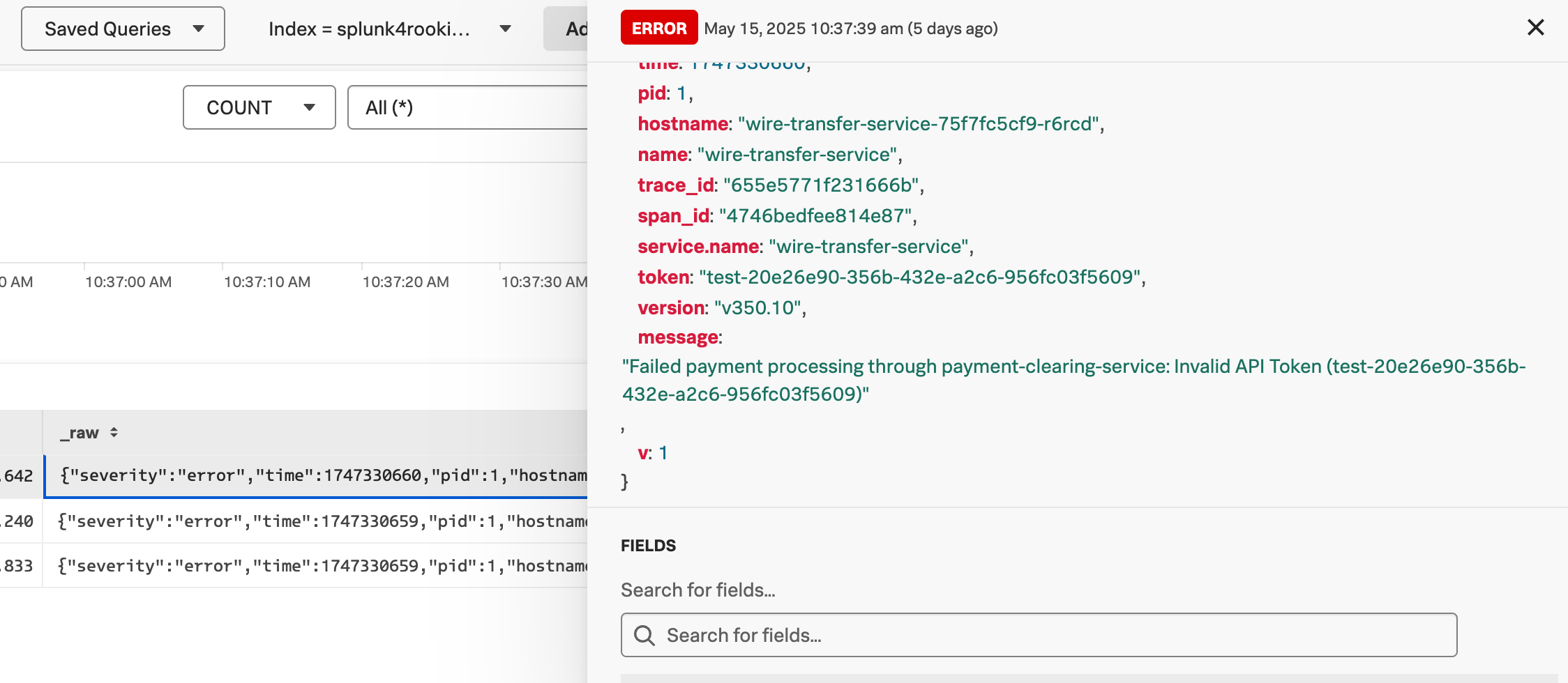 Log Message