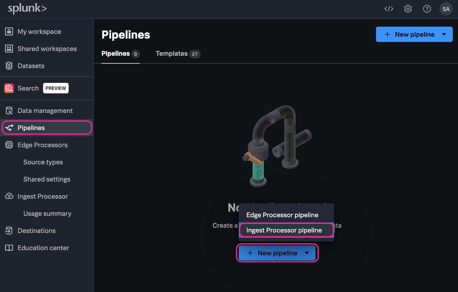 New Ingest Processor Pipeline