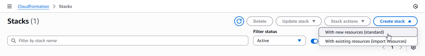 Create Stack image