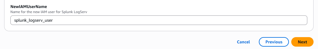 NewIAMUserName Parameter image