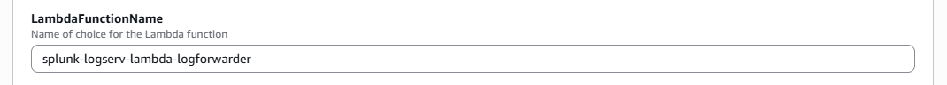 LambdaFunctionName Parameter image