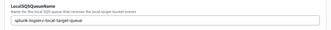 LocalSQSQueueName Parameter image